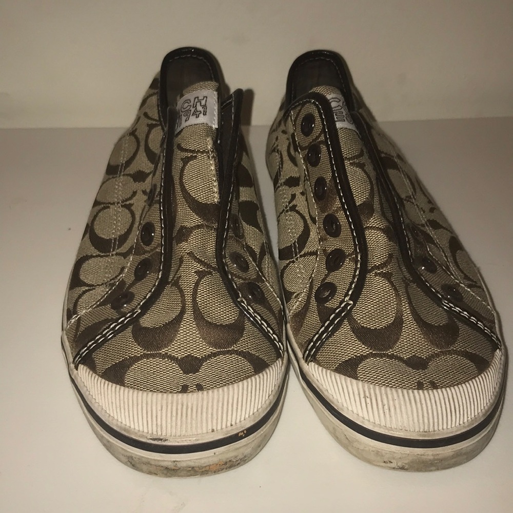 Coach signature sneakers, size 7-1/2